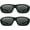 2 Pairs Smoke, variant on Motorcycle Riding Safety Sun Glasses Men Women Foam Cushion Padded Anti-Slip, Dust, Wind & UV Rays