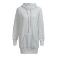 thumbnail image 3 of Edvintorg Streetwear Hoodies For Women Solid Color Hoodies Pullover Coat Hoody Sweatshirt 2023 Fashion Fall Winter Sweatshirt For Women Loose Fit On Clearance, 3 of 7