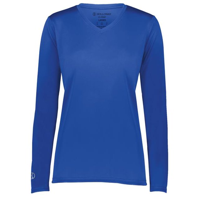 T-Shirt à Manches Longues pour Femmes, Royal - 3TG