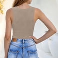 thumbnail image 6 of BUIGTTKLOP Tank Tops for Women V Neck Ribbed Knit Slim Fitted Sleeveless Basic Tee Tanks Casual Summer Clothes 2026, 6 of 6