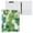Flowers And Leaves, variant on Hard Shell Ring Binder With Clip Holds 200 Sheets Office Home Organization Flowers and Leaves