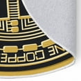 thumbnail image 3 of Well Woven Money Bitcoin Novelty Novelty Black Gold 3'3" Round Rug, 3 of 4