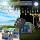 thumbnail image 4 of ZHAOCHENG Luz Solar Exterior, ZVO 30 LED 6.3M Luz Solar de Gota de Agua para Exteriores e Interiores, Lámpara Decorativa Impermeable para Jardín, Árboles, Fiestas de Navidad, Terraza (Blanco), 4 of 5