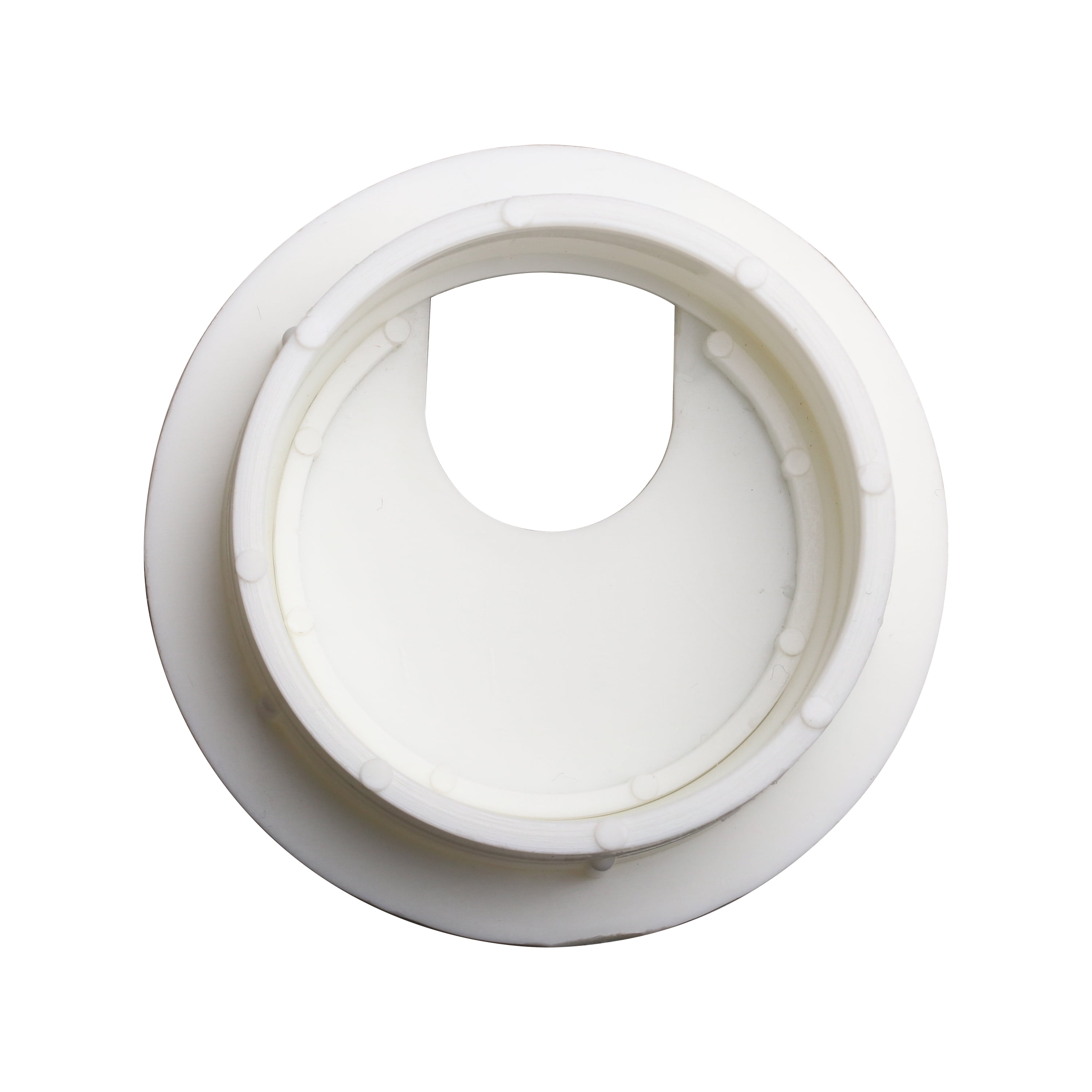Rok Hardware 25 Pack Round Grommet, 2" (51mm) Diameter, Made of ABS, White Finish