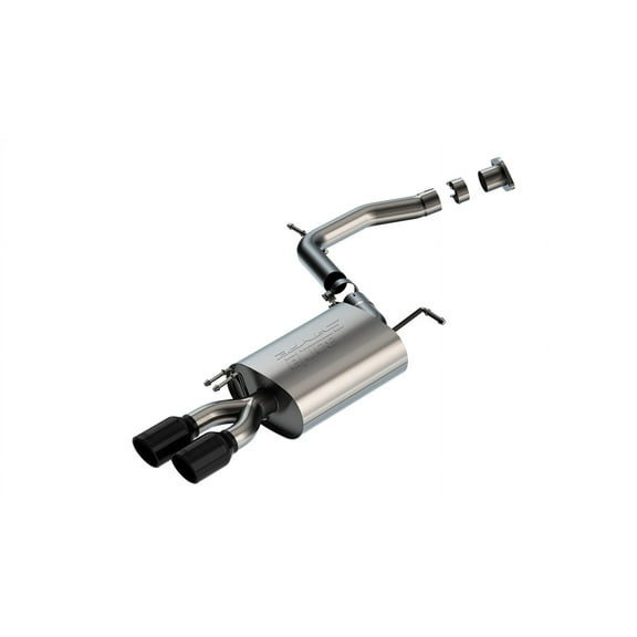 Borla S-Type Axle-Back Exhaust System for Hyundai Palisade & Kia Telluride with Black Chrome Tips