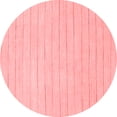 thumbnail image 1 of Ahgly Company Machine Washable Indoor Round Solid Red Modern Area Rugs, 7' Round, 1 of 4