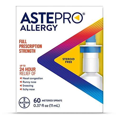 Astepro Allergy Nasal Spray, 24Hour Allergy Relief, SteroidFree
