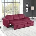 thumbnail image 5 of 9 PCS Corduroy Flexible Combination Sectional Sofa Olive, 5 of 10