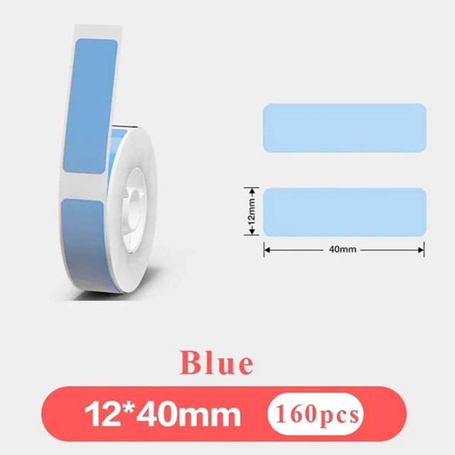 label,With Size Name Resistant Labels Waterproof Resistant 12*40mm 160 Label Printer Supermarket * 40mm-160 Paper Labels Waterproof Tear Name Blank Tear Resistant Price Size 12 * Store Compatible