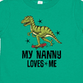 thumbnail image 4 of Inktastic My Nanny Loves Me Grandson Dinosaur Boys Toddler T-Shirt, 4 of 5