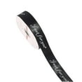 thumbnail image 4 of FRCOLOR 5 Yard JUST FOR YOU Silk Ribbon Bow DIY Materials Grosgrain Ribbon Rib Tape Decorative Craft Accessories (Black), 4 of 8