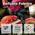 thumbnail image 3 of Mushroom Chair Pillow Covers Set with Unique Patterns for Bed and Throw Pillows - Sizes 16x16, 18x18, 20x20 Inches for Various Occasions - Set of 2 Items, 3 of 6