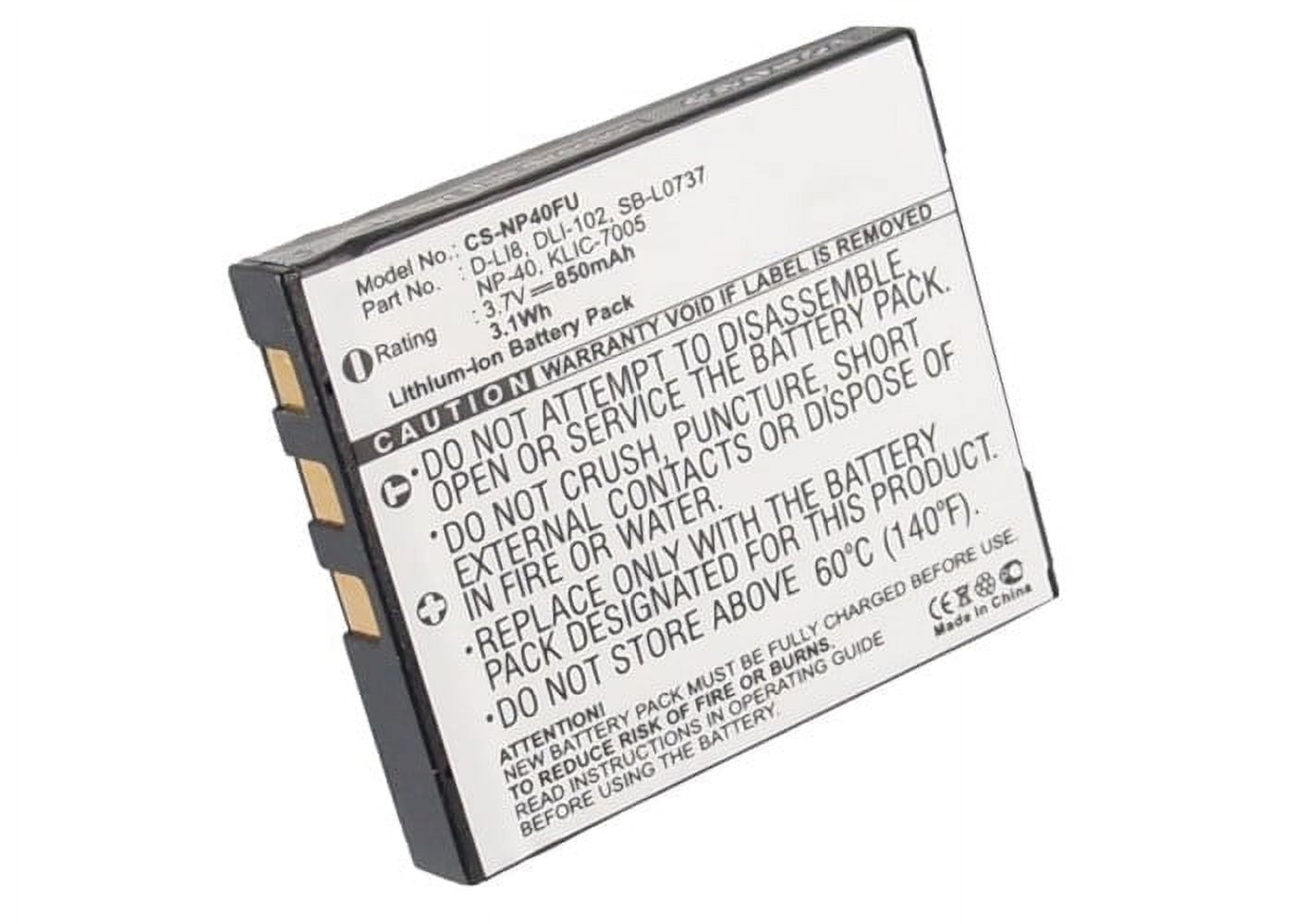 Replacement Battery for Fujifilm FinePix F810 Zoom,FinePix F811