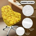 thumbnail image 6 of FOR U DESIGNS Banana Print Dining Chair Slipcovers Reusable Vanity Armchair Cover Office Desk Chairs Protector Covers for Vanity Living Room Bedroom, 6 of 8