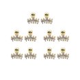 thumbnail image 1 of Qarigey Pendientes de circonita de 5 uds., accesorio de decoración elegante a la moda, pendientes pequeños, regalo de cumpleaños, decoración de Ropa, zapatos y accesorios Miscelánea Dorado M Qarigey AP009683-07B, 1 of 6