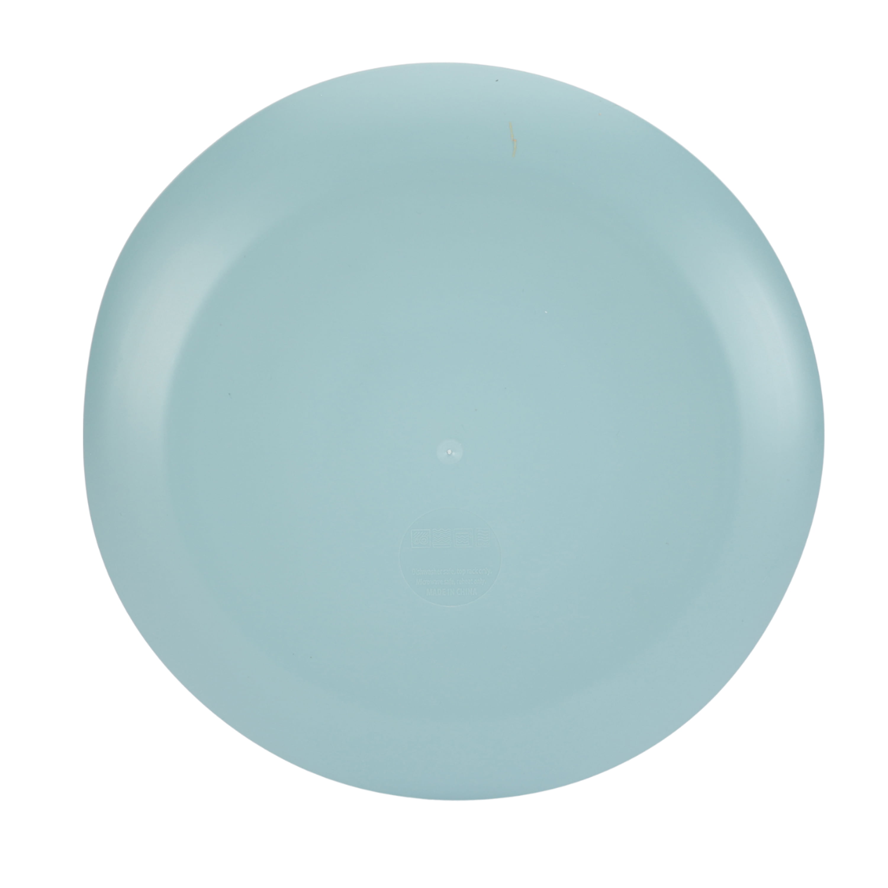 Mainstays Blue 12-Piece Dinnerware Set, Eco-Friendly Recycled Plastic