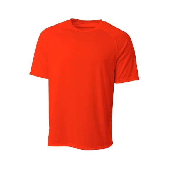 A4 N3393 Mens SureColor Short Sleeve Cationic Tee - Athletic Orange - 3XL