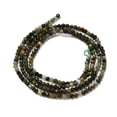 thumbnail image 3 of Natural African Jade Beads Strands Faceted Round 2mm Hole: 0.5mm 228-229pcs/strand 15.08-15.20''(38.3-38.6cm), 3 of 5
