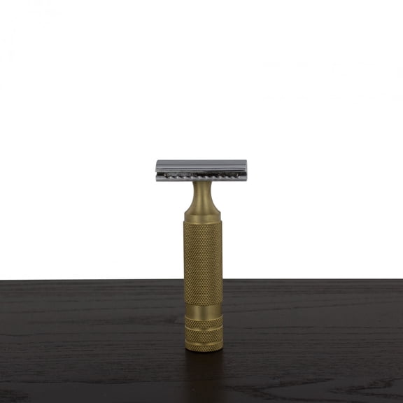 WCS Vintage Collection Razor 110BR, Brass-WCS Exclusive Closed Comb (Lithe)