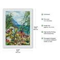 thumbnail image 2 of Road To Hana - Maui Hawaii - From an Original Hawaii Watercolor Painting by Peggy Chun - Japanese Unryu Rice Paper Art Print (Unframed) 12 x 16 in, 2 of 4