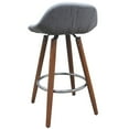 thumbnail image 3 of !nspire Camaro II 26 in. Upholstered Counter Stool - Set of 2, 3 of 10