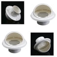 thumbnail image 2 of 2 Pcs Évent de Plafond en PVC Conduit de Ventilation Couverture de Grille d'Échappement, 2 of 4