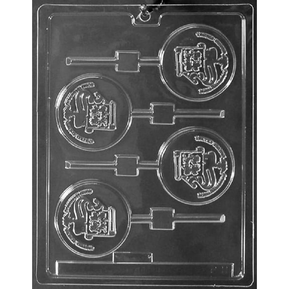 Grandmama's Goodies P011 Constitution Lollipop Chocolate Candy Soap Mold with Exclusive Molding Instructions