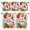 White, variant on 3 Piece Kitchen Curtains and Valances Set Sweet Strawberry Cafe Curtains 36 Inch Length Summer Fruits Botanical Flowers Valance & Tier Curtain for Living Room Bedroom Small Window 54"x18"+27"x36"*2