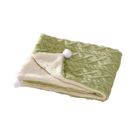 Dvumao Throw Blankets Experience Ultimate With Double-Sided Wool Blanket For Your Furry Companions -For Your Cats And Dogs And Breathable Man Gifts