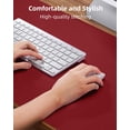 thumbnail image 6 of Leather Desk Pad, Extended Gaming Mouse Pad, Desk Keyboard Mat, Waterproof Desk Writing Pad, Desk Accessories for Office and Home (27.6" x 13.8", Red), 6 of 8