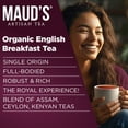 thumbnail image 4 of Maud's Organic English Breakfast Black Tea Pods, 24 ct, Recyclable Single Serve Pods – 100% Gourmet Blended Tea Leaves, Compatible with Keurig K Cups Maker, 4 of 7