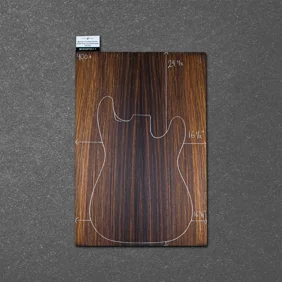 Mexican Cocobolo Electric Guitar Drop Top Stratocaster (ES) Set &ndash; MCES000722-1.1