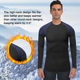 thumbnail image 3 of Thermal Underwear for Men, Base Layer Fleece Lined Insulated Top and Bottom Set Cold Weather, 3 of 8