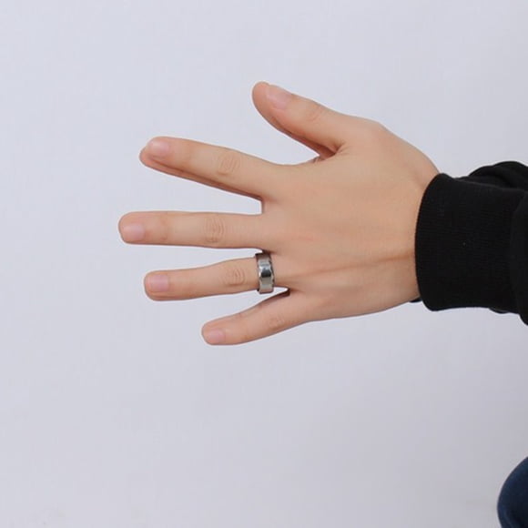 OULII mens thumb rings Fashion 1Set Resistant to Discoloration for Boyfriends