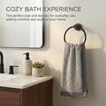 thumbnail image 2 of REGALWOVEN Cotton Striped Hand Towel, 13 x 29 Inches Soft Absorbent Bathroom Hand Towels for Bathroom, Kitchen, Gym, Spa, Hotel Grey 4pk, 2 of 7