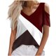 thumbnail image 2 of Fiudx Ofertas Flash Artículos En Oferta Blusa de Manga Corta con Hombros Descubiertos y Estampado Cómoda Informal para Mujer a La Moda, 2 of 6