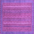 thumbnail image 1 of Ahgly Company Indoor Square Oriental Purple Modern Area Rugs, 3' Square, 1 of 4