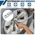 thumbnail image 4 of Uxcell 2 Pcs Barra de ruptura de enchufe 1/2" de 14" de largo, barra de extensión L de acero aleado 50BV30, herramienta para reparación de automóviles., 4 of 6