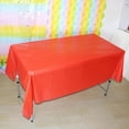 thumbnail image 4 of Manteles reutilizables de plástico sin BPA, cubierta desechable para mesa de comedor de 54x72 pulgadas, para fiestas, Picnic, Camping, al aire libre, 1 unidad, 4 of 4