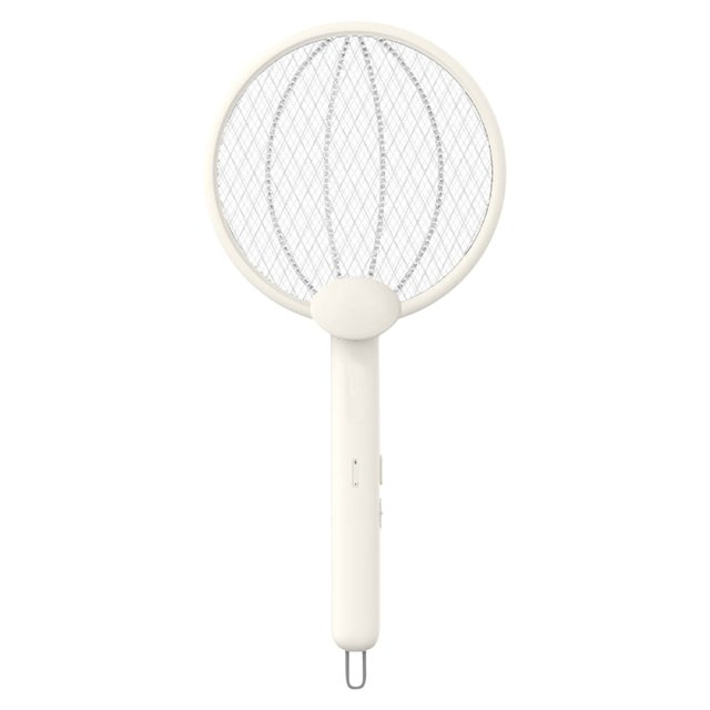 Pompotops Innovative 2-in-1 Foldable Mosquito Swatter USB Rechargeable Light Wave Mosquito Trap And Mosquito Control Lamp For Household Wall Mounted Mosquito Swatters Clearance