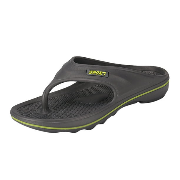 XZNGL Flip Flops Mens Summer Pure Colour Flip Flops Shoes Sandals Male Slipper Flip-Flops