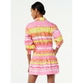 thumbnail image 6 of Scoop Women's Collared Shirt Dress with Long Sleeves, 6 of 6