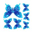 thumbnail image 1 of Adhesivo de pared adhesivo luminoso para pared mariposa azul decoración de pared del dormitorio y salón, 1 of 7