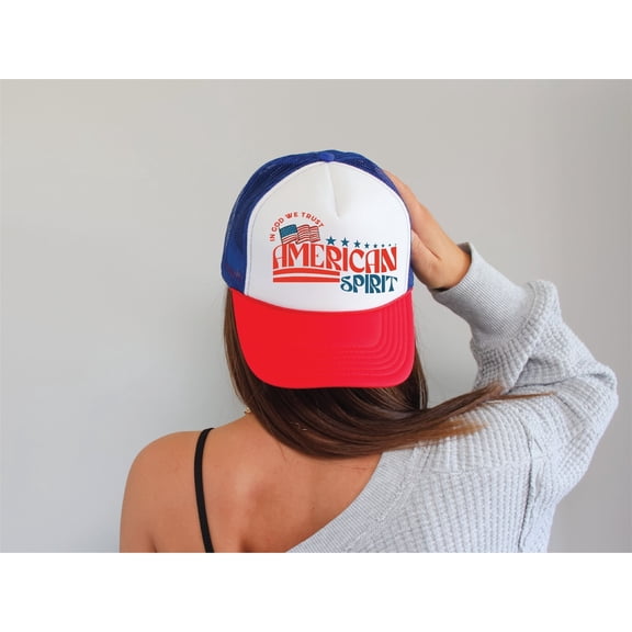 American Spirit Red/White/Blue Unisex Otto Trucker Hat
