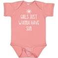 thumbnail image 3 of Inktastic Girls Just Wanna Have Sun Girls Baby Bodysuit, 3 of 5