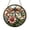 Acrylic 3.5 Inch, variant on Lotus Flower Dragonfly Window Suncatcher with Stained Glass Effect, Decorative Botanical Window Art