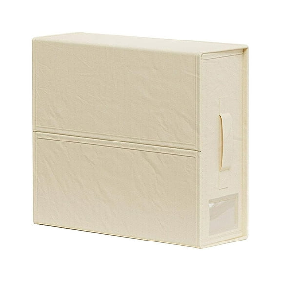 CASAFUN Sturdy Large Wardrobe Clothes Organizers, Stackable Closet Drawer Organizer Grids Storage Bin Container with Handles for Underwear Pants Jeans Sweater T-shirt Thin Coat Dress