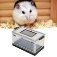 thumbnail image 4 of Hamster , Bottom Pulley Design Recess Stacking Design Hamster Cage Transparent  For Rutin Chicken For Chipmunk For Play Black,Blue, 4 of 8