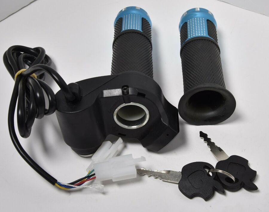 EBike+Electric Scooters E-bike Bar 36V//48V Throttle Grip Handlebar 180cm Cable-X