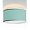Island Paradise, variant on Moderne Flush Mount Conversion Kit 14"w Island Paridise Blue Drum Lampshade